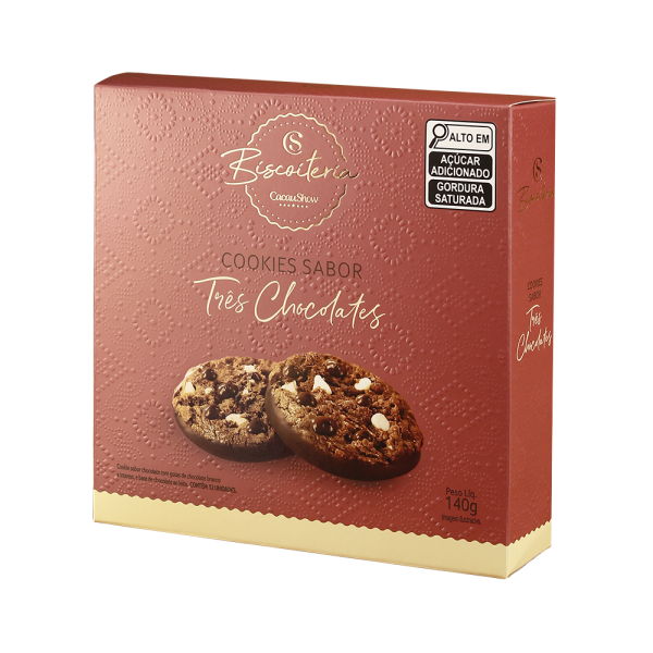 Cookies 3 Chocolates Sortidos 140g