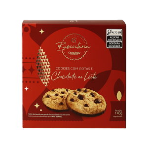 Cookies de Natal com Gotas ao Leite 140g