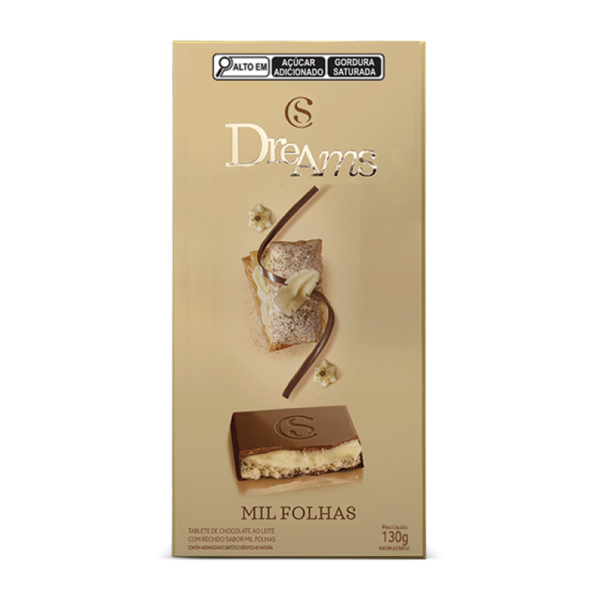 Tablete Dreams Mil-Folhas 130g (EDIÇÃO LIMITADA)