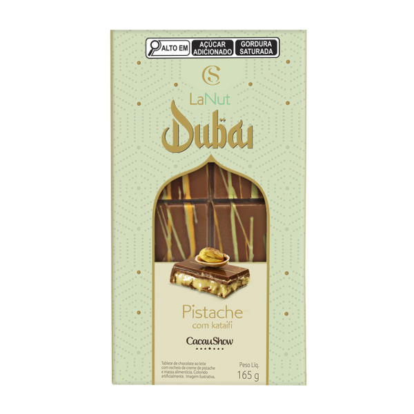Tablete LaNut Pistache Dubai 165g
