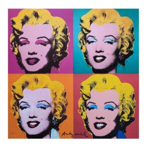 Wandy Warhol - Quadro Marilyn Monroe 4x