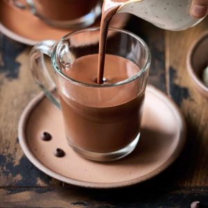 Bebida de Chocolate Quente e Cremosa