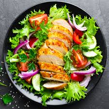 Salada com Peito de Frango